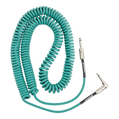 Fender Contour Düz/L Uç 9 Metre Sherwood Green Enstrüman Kablosu